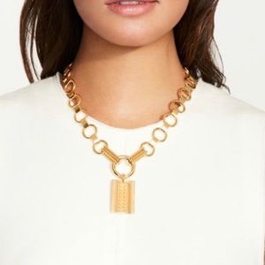 Dannijo Elisa gold plated statement necklace